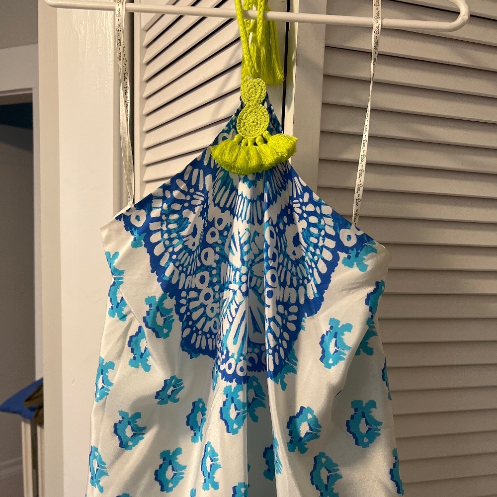 Silk Lilly Pulitzer halter top